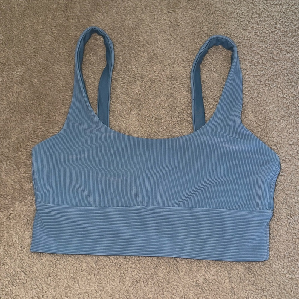 Beach Riot Leah Top Sports Bra Slate - Picture 3 of 4